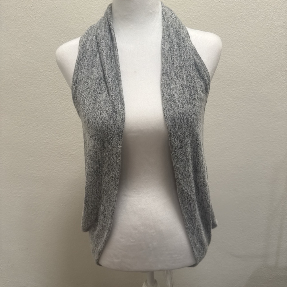 Pretty Good Grey Open Front Cardigan